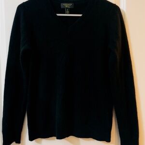 Charter Club V-Neck Black Sweater